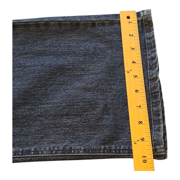 Christine Alexander Bootcut Jeans Womens Size 12 Blue Stretch Dark Wash Casual - Picture 12 of 12